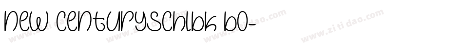 new centuryschlbk bo字体转换
